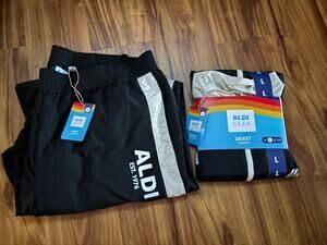 Aldi Gear Black Tracksuit Men’s Size Large Brand New with Tags Limited Edition